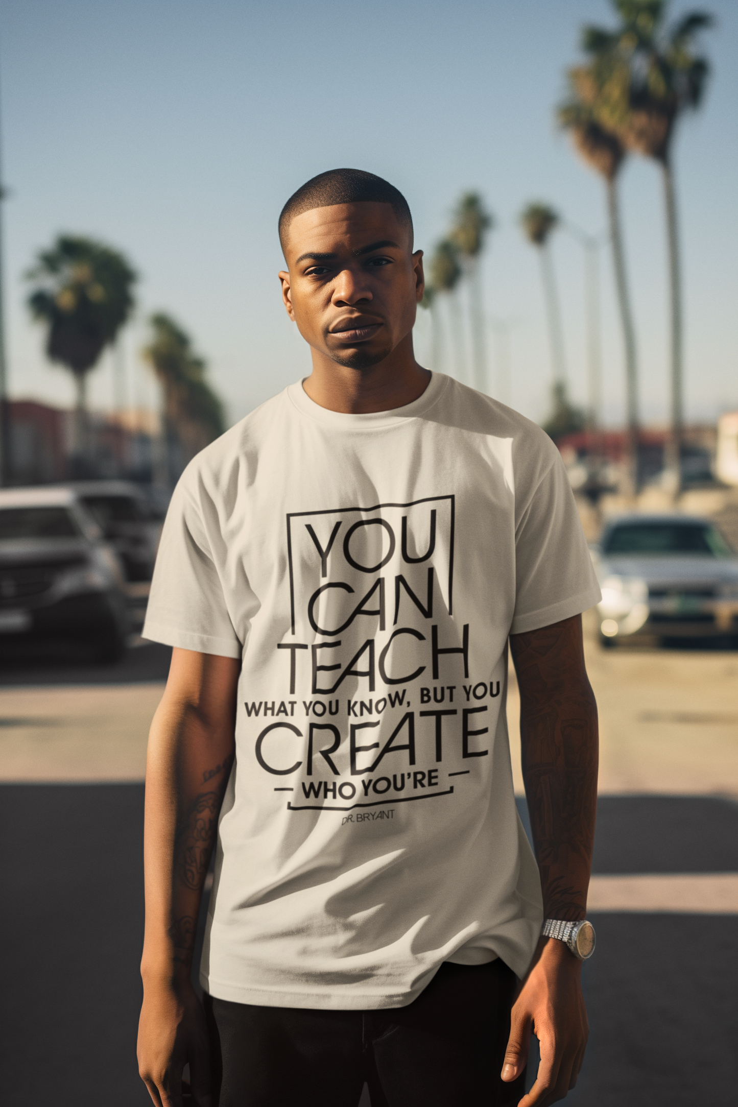 You Can Teach What You Know But You Create Who You're T-Shirt